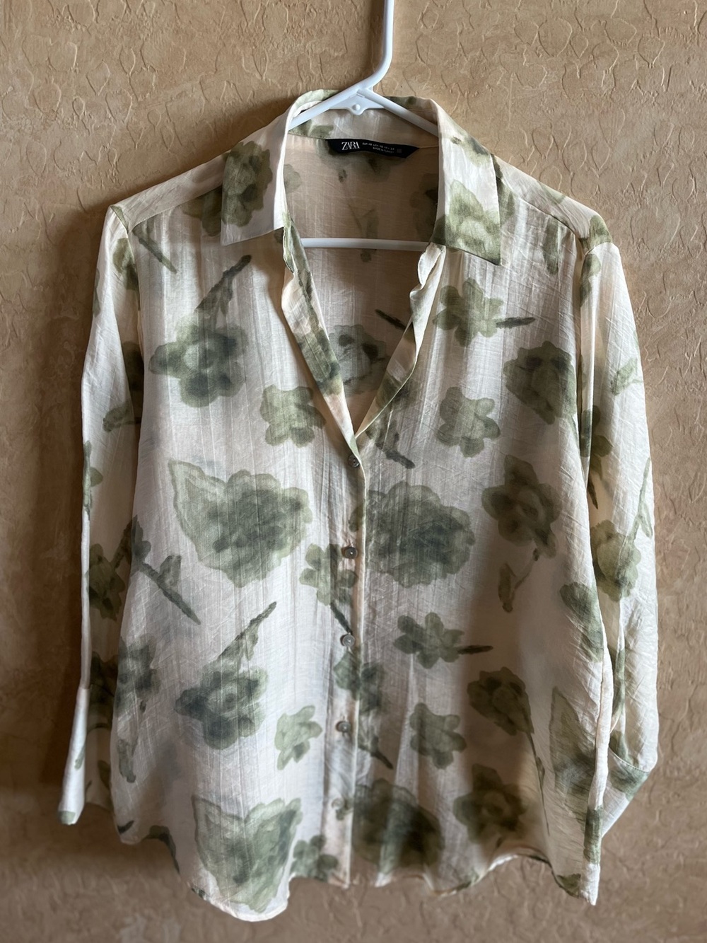Zara Floral Blouse/Shirt Size XS